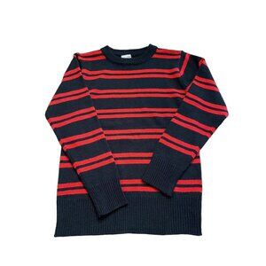 Size 12/14 Urban Extereme Titanium Edition Boys Black Red Striped Pullover Sweat